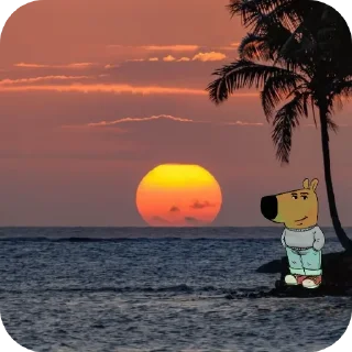 👍 emoji чилловый парень Telegram sticker 9 of 15