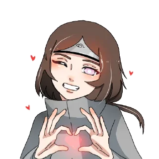 ❤️ emoji Ханако в стаканчике Telegram sticker 11 of 12