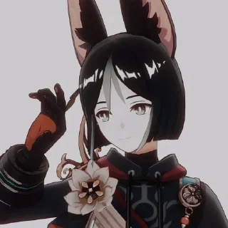 🔥 emoji Тигнари зайка Telegram sticker 14 of 92