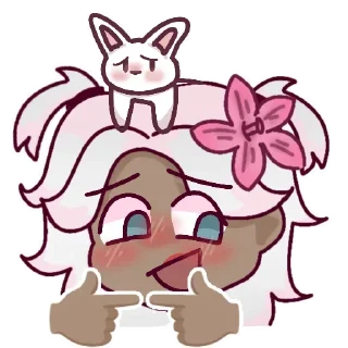 🤭 emoji 💋whitee💋 Telegram sticker 8 of 33