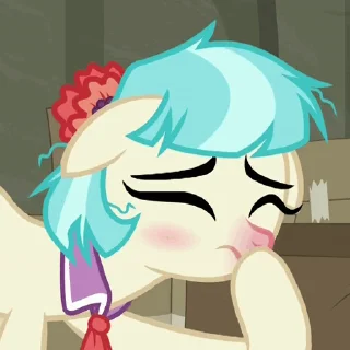 🤒 emoji Coco Pommel | @MLP_AnimatedStickers Telegram sticker 13 of 17