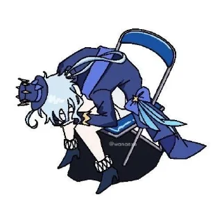 😔 emoji Focalor♡ Telegram sticker 7 of 15