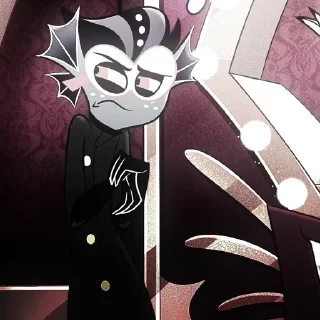 👄 emoji БОЛЬШЕ ⇨ @CLOOBHUB БАКСТЕР ОТЕЛЬ ХАЗБИН HAZBIN ТГ Telegram sticker 14 of 105