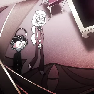 🤜 emoji БОЛЬШЕ ⇨ @CLOOBHUB БАКСТЕР ОТЕЛЬ ХАЗБИН HAZBIN ТГ Telegram sticker 19 of 105