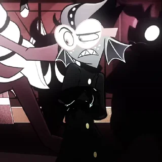 ✊ emoji БОЛЬШЕ ⇨ @CLOOBHUB БАКСТЕР ОТЕЛЬ ХАЗБИН HAZBIN ТГ Telegram sticker 16 of 105