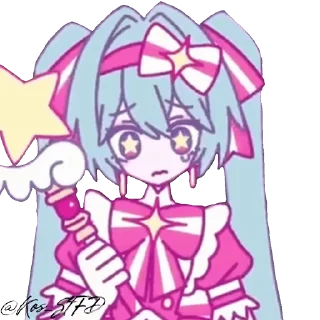 🤩 emoji Мику !! @Kos_StFD @TgEmodziBot Telegram sticker 3 of 30