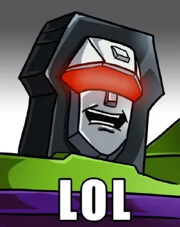 Sticker from G1 Transformers Emotions