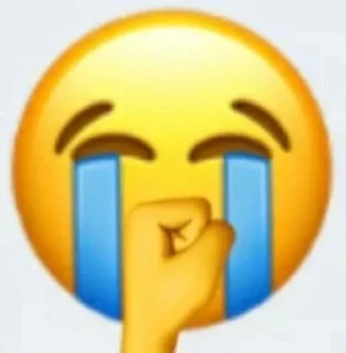 😭 emoji IOS Moji 18 Telegram sticker 7 of 15