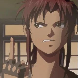 Sticker from black lagoon/ пираты черной лагуны