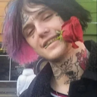 🖤 emoji lil peep @batoncrist Telegram sticker 21 of 25