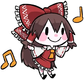 💃 emoji 𝐑𝐞𝐢𝐦𝐮 𝐇𝐚𝐤𝐮𝐫𝐞𝐢 Telegram sticker 10 of 90