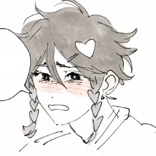 💌 emoji xiaoven bw ×8 | @yeetoldyxiaoven Telegram sticker 24 of 100