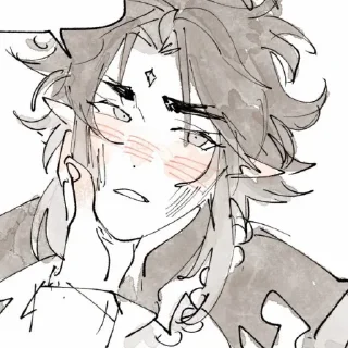 Sticker from xiaoven bw ×7 | @yeetoldyxiaoven