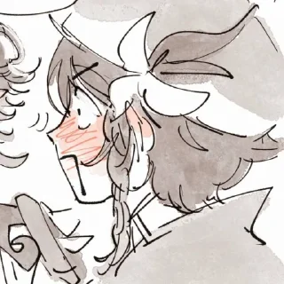 💌 emoji xiaoven bw ×11 | @yeetoldyxiaoven Telegram sticker 7 of 120