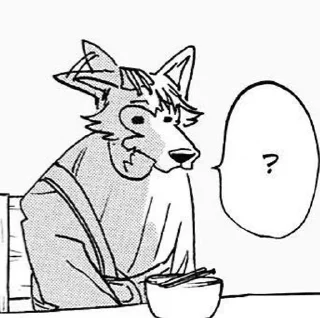 ❓ emoji Beastars 💅✨ Telegram sticker 17 of 34