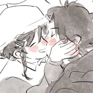 😘 emoji ♡ ╱ 𝙡𝙤𝙫𝙚𝙡𝙮 𝙗𝙤𝙮𝙨 🍈 Telegram sticker 20 of 80