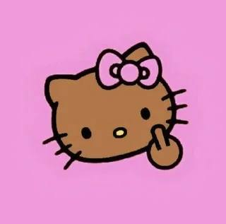 Sticker from minaj kitty