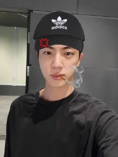 🌟 emoji bald kim seokjin👨‍🦲 Telegram sticker 21 of 102