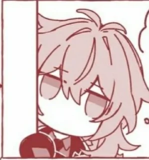 😑 emoji Дилюк Telegram sticker 12 of 65