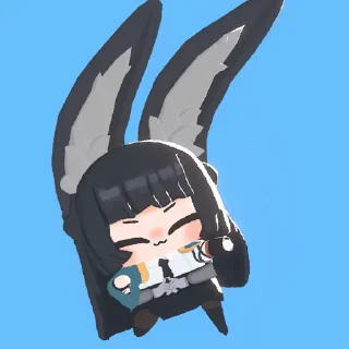 🌟 emoji miyabi so cute Telegram sticker 16 of 64