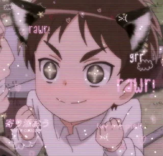 😳 emoji Эрен котик Telegram sticker 8 of 13