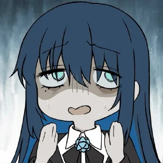 😰 emoji Ado Telegram sticker 12 of 101