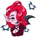 🥰 emoji Lady Vampire Telegram sticker 6 of 16