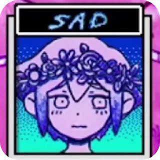 🙁 emoji ОМОРИ - Эмоции с надписями Telegram sticker 15 of 46