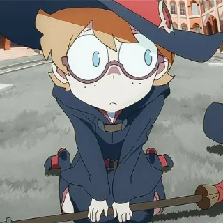 😶 emoji little witch academia Telegram sticker 6 of 120