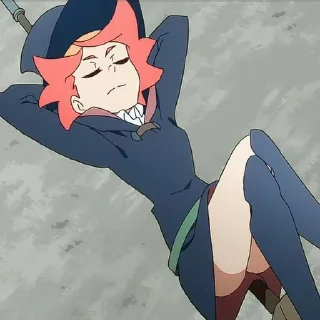 😌 emoji little witch academia Telegram sticker 5 of 120