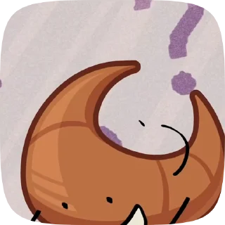 🥐 emoji :: 🥐𝐾𝑢𝑟𝑎𝑠𝑎𝑛 !! Telegram sticker 6 of 42