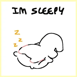 😪 emoji • COMUNICATION CARDS • Telegram sticker 14 of 38