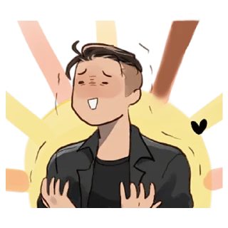 🥳 emoji Коварный парень @nyasticks Telegram sticker 14 of 41