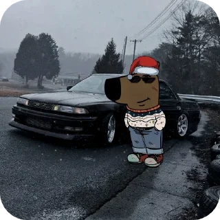 🚗 emoji Чиловый парень @cenzurai Telegram sticker 15 of 25