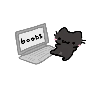 🤤 emoji silly black car Telegram sticker 5 of 25