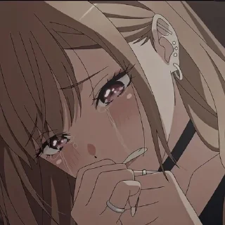 😭 emoji Грустные стикеры:@veranika_6 Telegram sticker 11 of 12