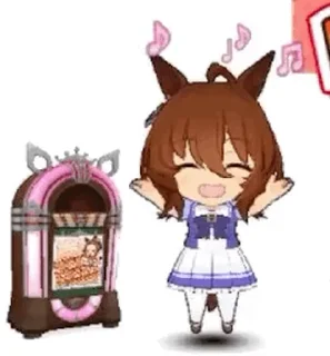 💃 emoji Agnes Tachyon Telegram sticker 20 of 55