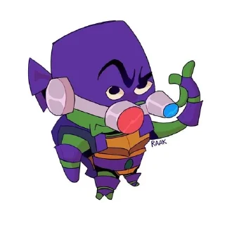 🧐 emoji Donnie Rottmnt Telegram sticker 21 of 60