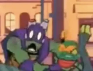 😲 emoji Donnie Rottmnt Telegram sticker 19 of 60