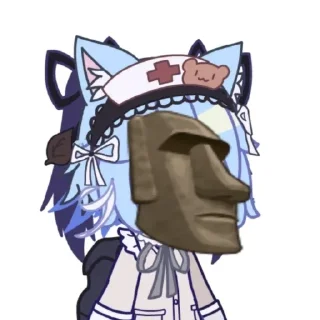 🗿 emoji Мэлонимоджи ^•w•^ Telegram sticker 19 of 45