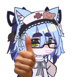 👍 emoji Мэлонимоджи ^•w•^ Telegram sticker 10 of 45