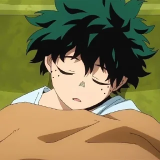 🌟 emoji Наш любимый Мидория💚 Telegram sticker 19 of 52