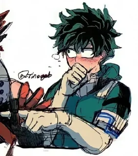 🥵 emoji Izuku☺ Telegram sticker 22 of 49