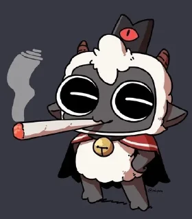 Sticker from культ ягненка