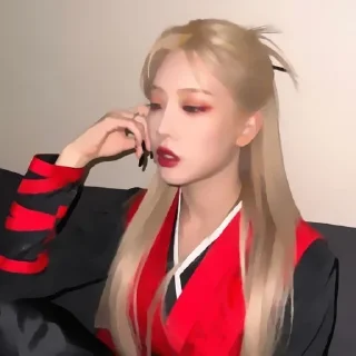 🎧 emoji が !¡🎧 Kim lip . . . @lastmeetingg Telegram sticker 12 of 28