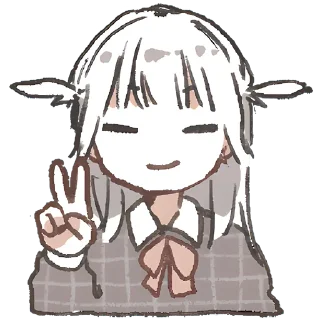 ✌️ emoji Веслопола-тян 2 @Nyasticks Telegram sticker 17 of 41