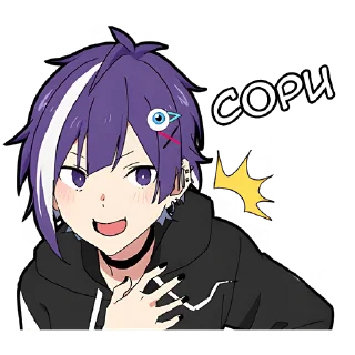 😅 emoji Ленивая-тян @Nyasticks Telegram sticker 8 of 41