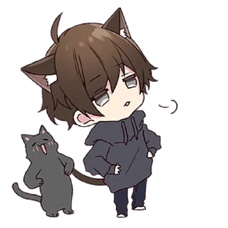 Sticker from Менхера–кун 12 @nyasticks