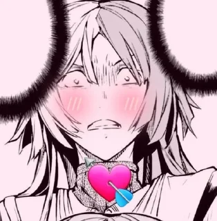 💘 emoji .`~BCD<3_YUMENO~'. Telegram sticker 10 of 117