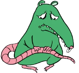🥲 emoji КРЫС ПЫХ by @pp3gnezda Telegram sticker 9 of 16